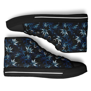 Chokefish™ Urban Peak Retro High Tops-Cannabis-008-2